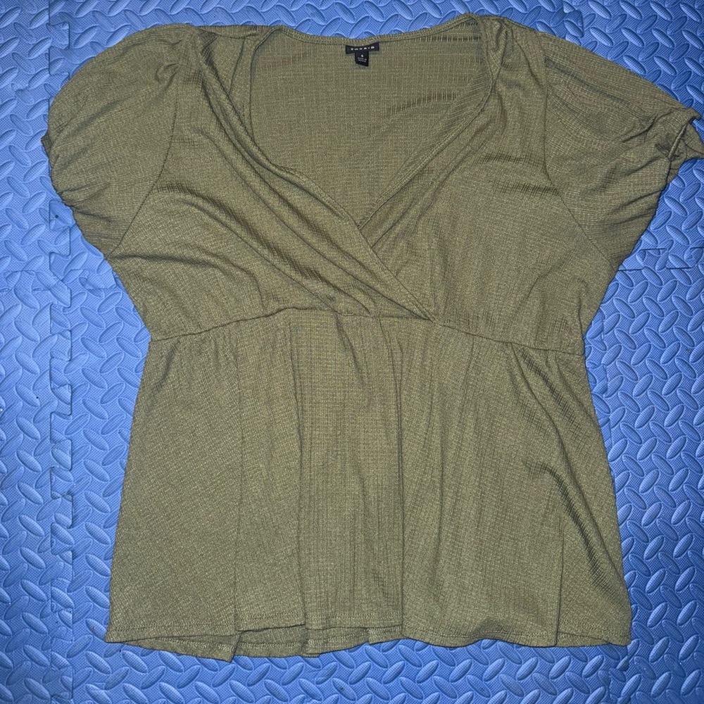 Torrid Olive Green Blouse